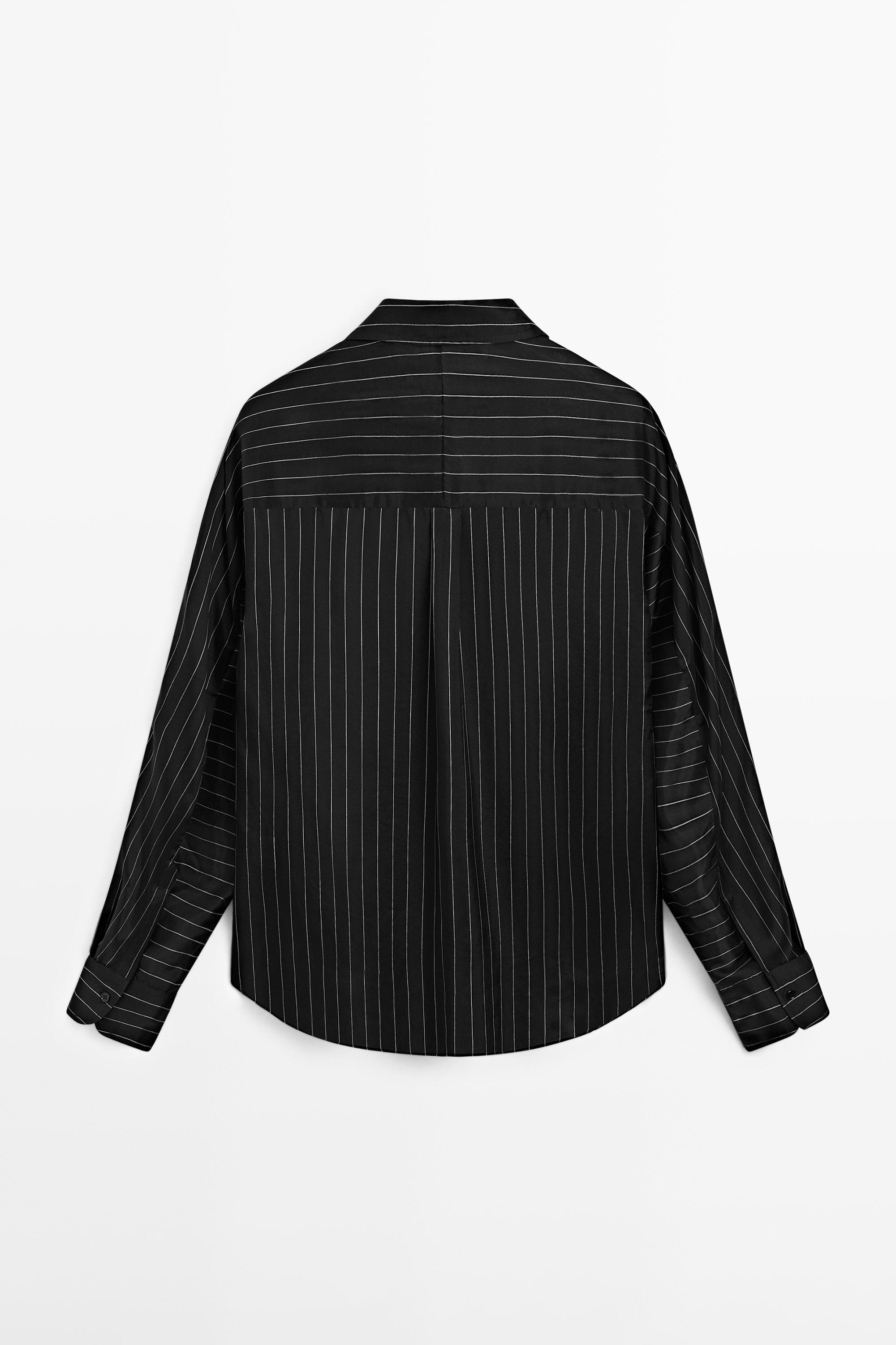Striped shirt flowing fabric - STUDIO